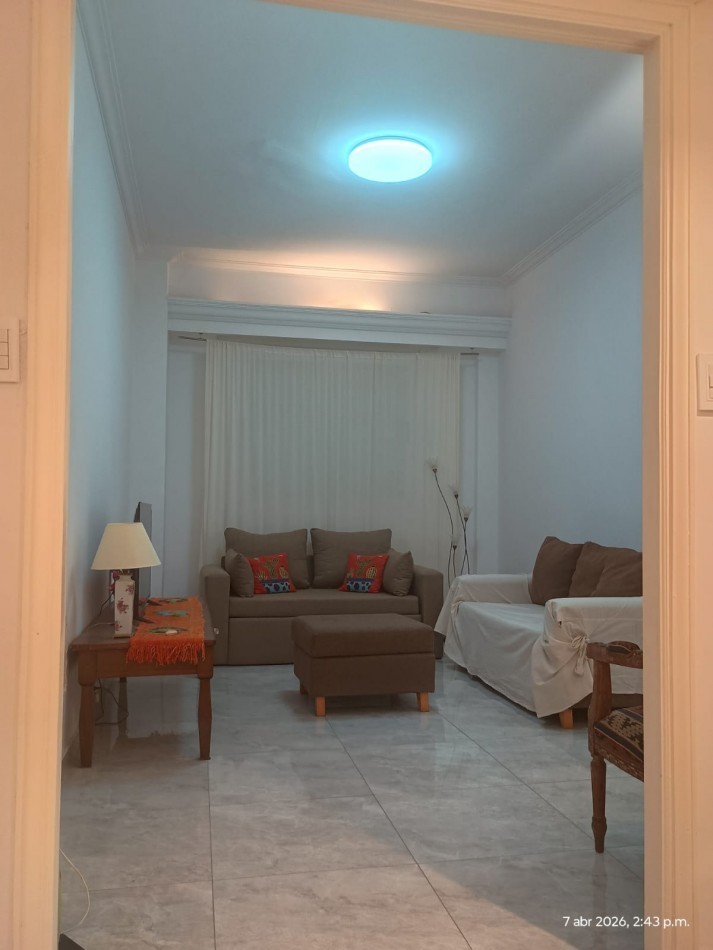 Departamento 3 Ambientes en Alquiler en Palermo 80 m² con Balcon Muy Luminoso y Listo para Habitar