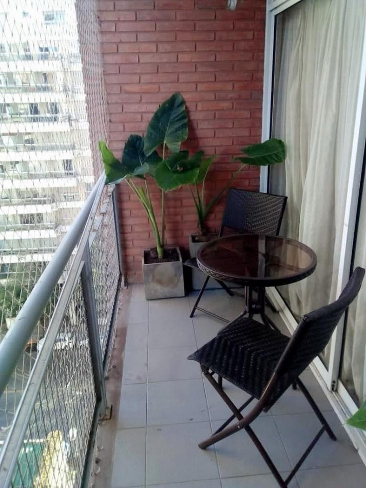 Alquiler 2 Ambientes en Palermo 60 m² Amoblado Edificio Nuevo con Amenities Expensas Incluidas Balcon