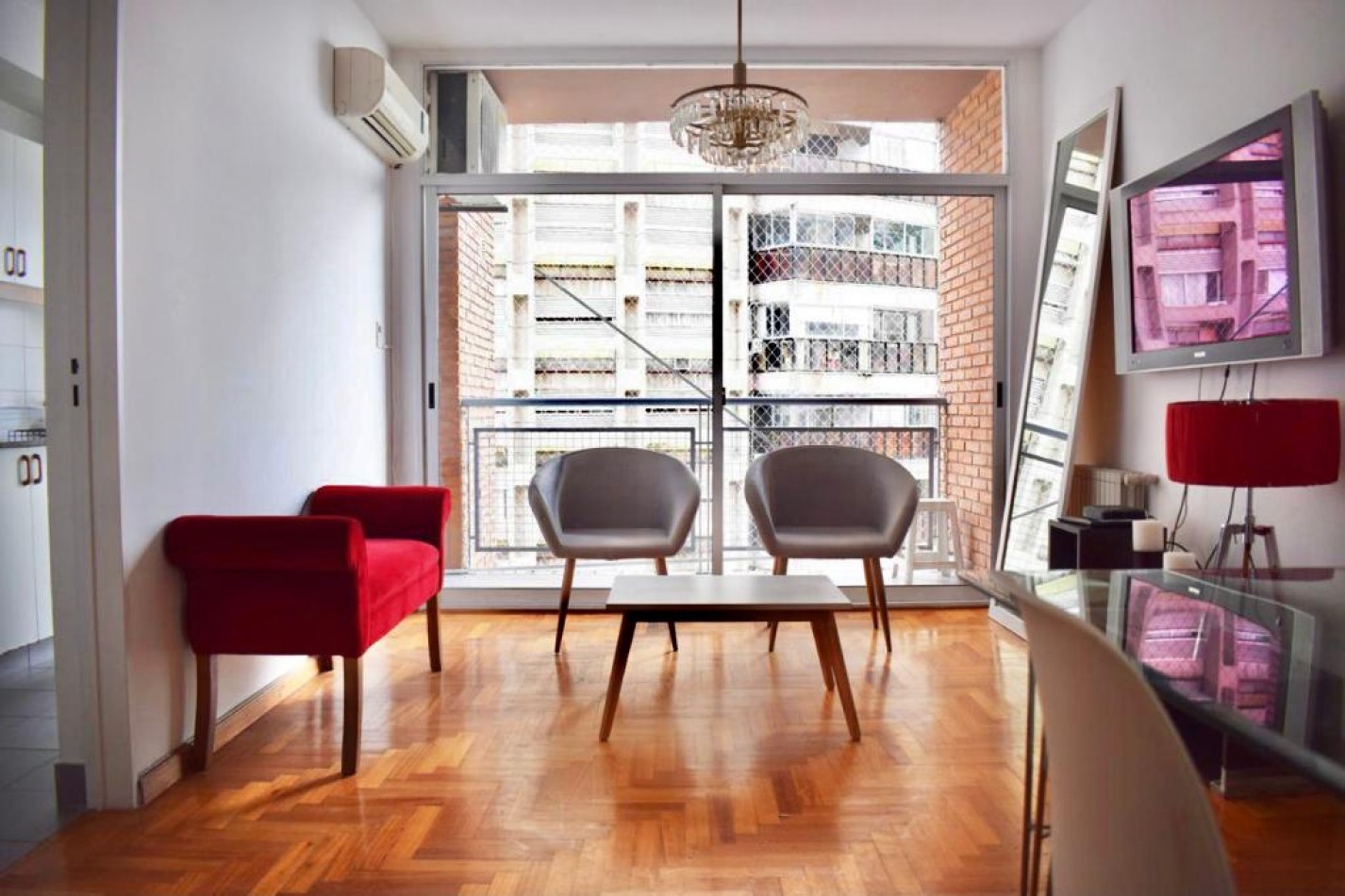 Alquiler 2 Ambientes en Palermo 60 m² Amoblado Balcon Edificio Nuevo Amenities Expensas Incluidas