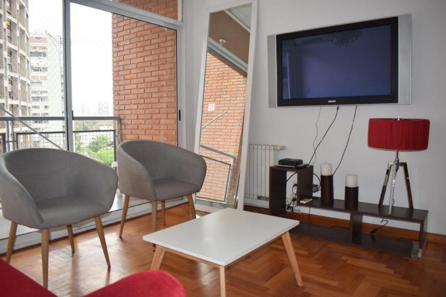 Alquiler 2 Ambientes en Palermo 60 m² Amoblado Balcon Edificio Nuevo Amenities Expensas Incluidas