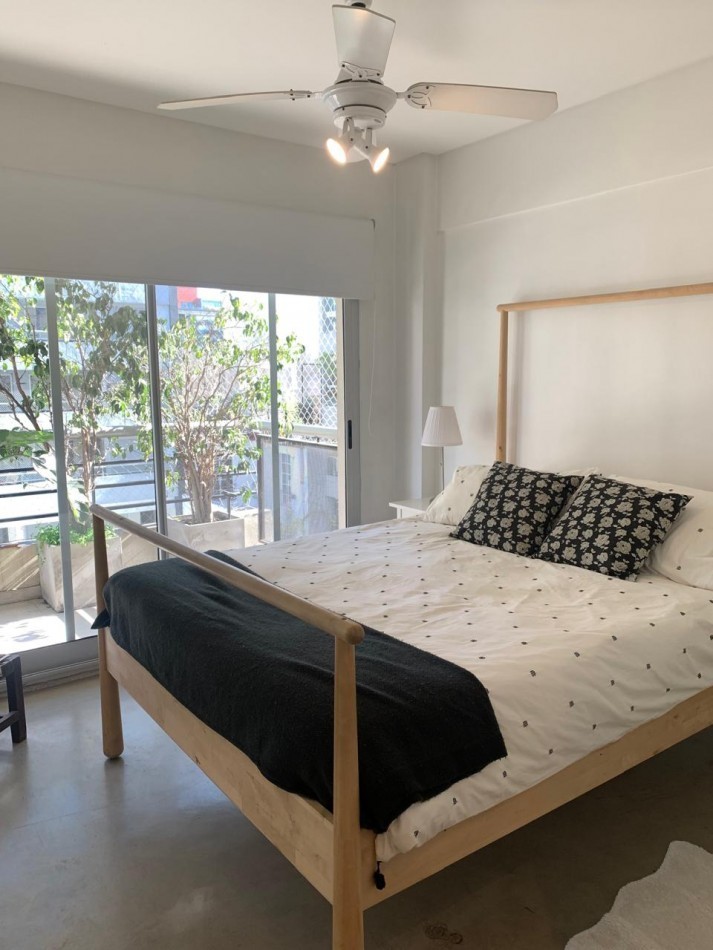 Departamento 3 Ambientes Alquiler Palermo con Amenities, Balcon, Cochera, Luminoso