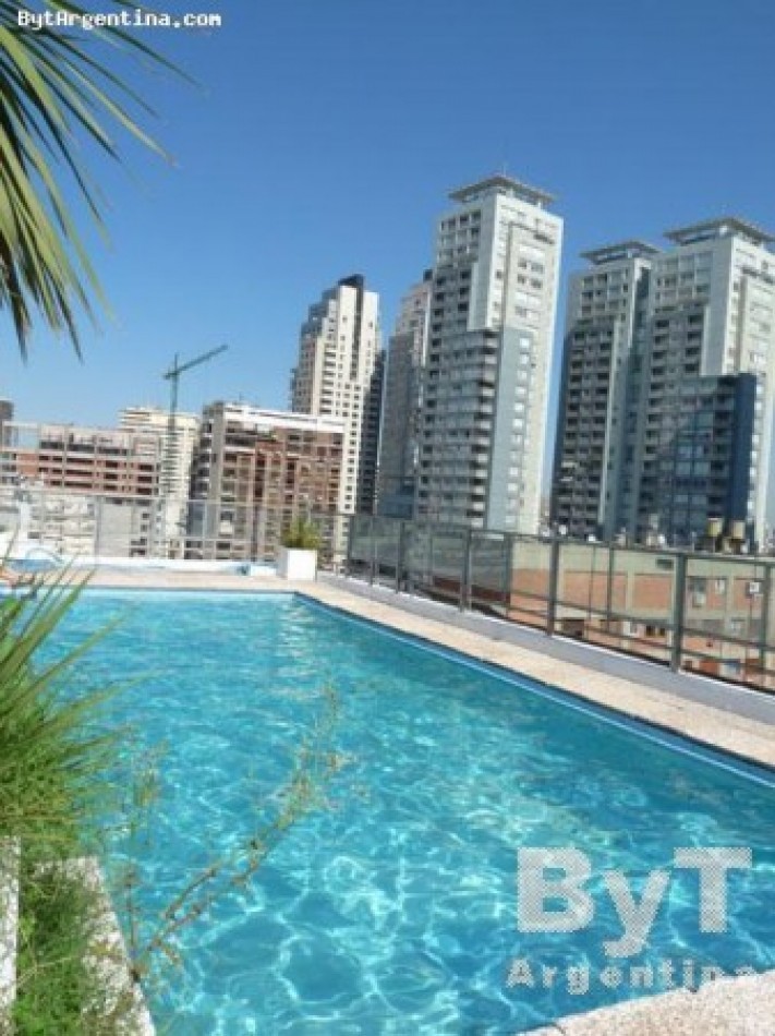 Alquiler 2 ambientes en Av. del Libertador y Scalabrini Ortiz con piscina