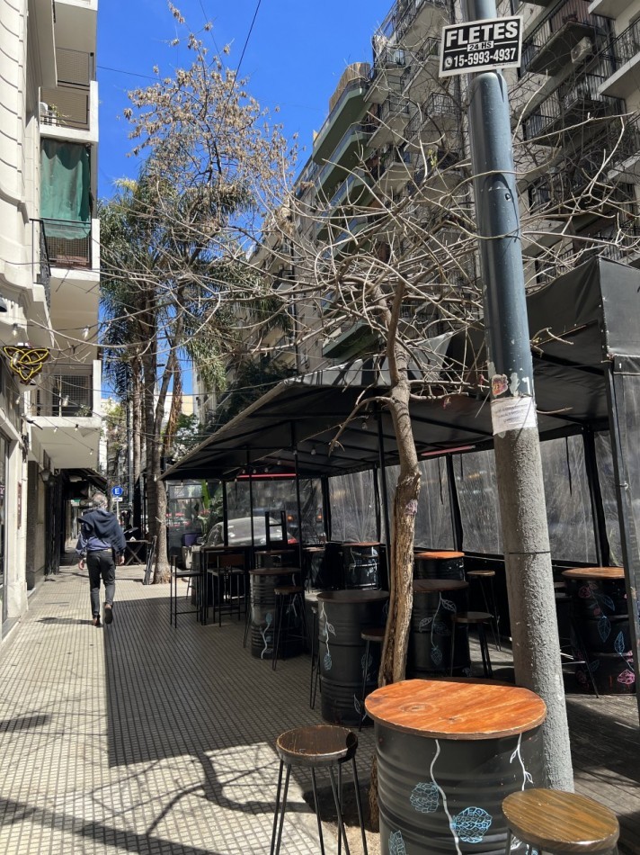 Monoambiente en Aguero y Av. Santa Fe - Agradable y luminoso - Recoleta -