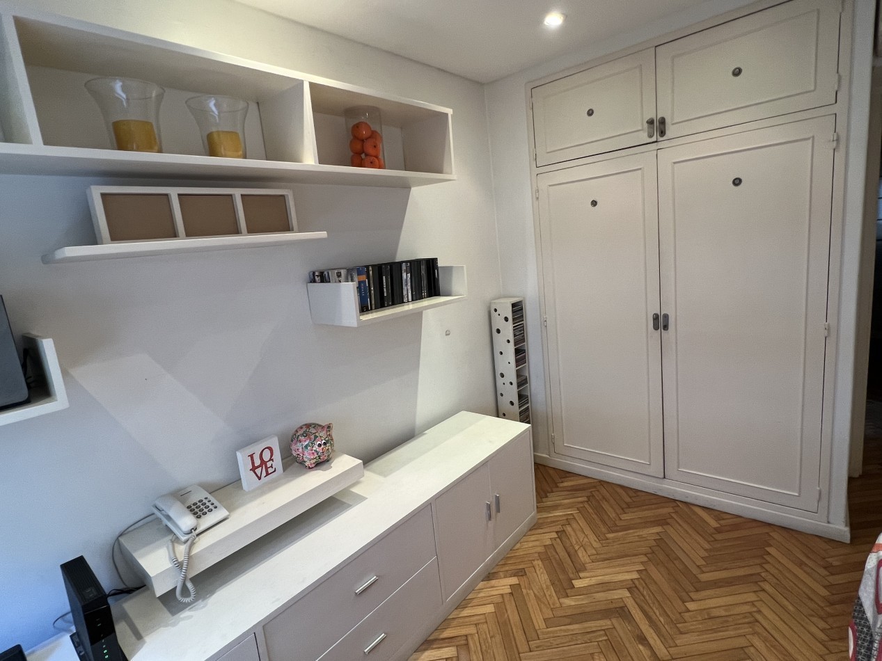 Las Cañitas | 3 amb. amoblado y equipado | Balcon | AC | Calefaccion central