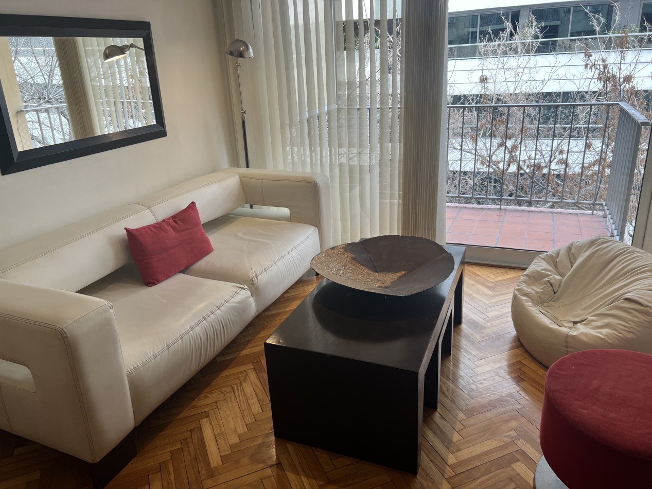 Las Cañitas | 3 Ambientes Amoblado y Equipado | Balcon | Aire Acondicionado | Calefaccion Central | Excelente Ubicacion