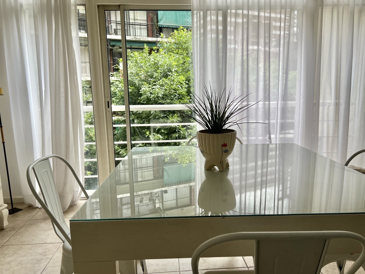 Las Cañitas | 2 Ambientes Amoblado y Equipado | Balcon | WiFi | Lavarropas | Excelente Ubicacion en Migueletes