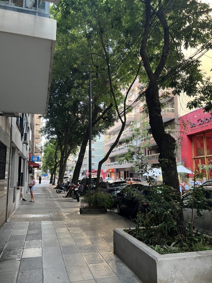 Las Cañitas | 3 amb. amoblado y equipado | Balcon | AC | Calefaccion central