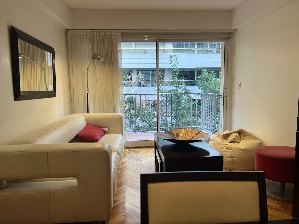 Las Cañitas | 3 Ambientes Amoblado y Equipado | Balcon | Aire Acondicionado | Calefaccion Central | Excelente Ubicacion
