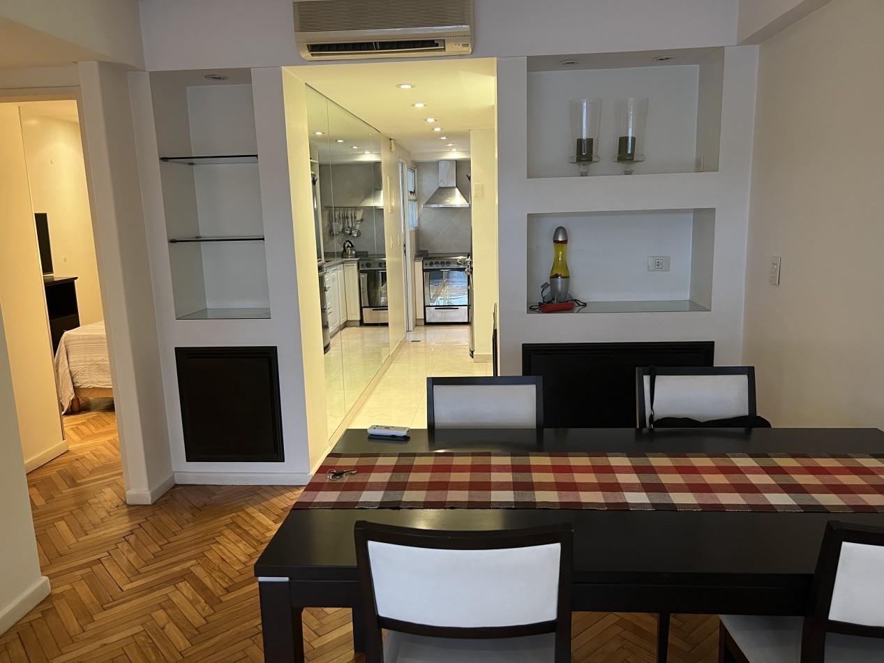 Las Cañitas | 3 Ambientes Amoblado y Equipado | Balcon | Aire Acondicionado | Calefaccion Central | Excelente Ubicacion