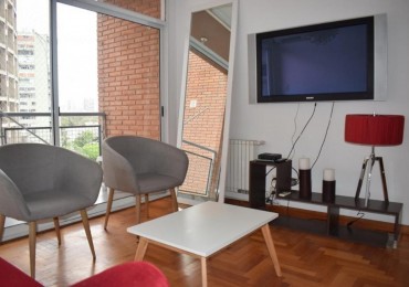 Alquiler 2 Ambientes en Palermo 60 m² Amoblado Balcon Edificio Nuevo Amenities Expensas Incluidas